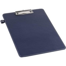 2k Kapaksız Sekreterlik A4 100 Yaprak Kapasiteli Clip Board Vegan 23X33 Cm. Lacivert