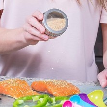 4’lü Mıknatıslı Paslanmaz Çelik Baharatlık Seti | Pleksi Kapaklı Manyetik Baharatlık | Döner Kapaklı Baharat Kavanozu | Buzdolabı Baharatlığı Mutfak Düzenleyici