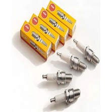 NGK Renault R9 Brodway Karbüratörlü Buji Takımı (4 Adet) Orjinal 1984-2000 Uyumlu