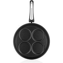 4 Bölmeli Köfte Hamburger Tavası 28 cm