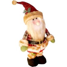 Lüks Dekoratif Yılbaşı Noel Baba Ayakları Uzayan 65CM