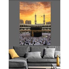 Mushen Studio Mushen Studıo Kutsal Mekanın Güzelliği Kabe Dekoratif Kanvas - Mdf Ahşap Tablo
