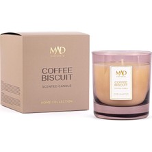 Mad Coffee Biscuit 200 gr Kokulu Cam Mum – Kahve, Şeker ve Vanilya ile Sıcacık Bir Atmosfer