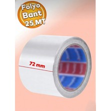 Piton Alüminyum Folyo Bandı 72 mm x 25 Metre Folyo Bant