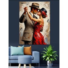 Mushen Studıo Tutkulu Aşkta Bir Dönüş Dekoratif Kanvas - Mdf Ahşap Tablo