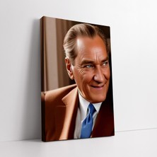 Mushen Studıo Atatürk Portresi Kanvas Tablo