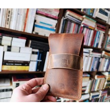 Mahfuz Leather Gerçek Deri Özel Kalemleriniz Için Kalemlik Kalem Kutu ( 5*6 Kalem Için ) 28 cm \ 9.5 cm  NLU283