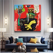 Mushen Studıo Jean-Michel    Ernok Modern Sanat Kanvas Tablo Duvar Tablosu Dekoratif Ressam Tablosu