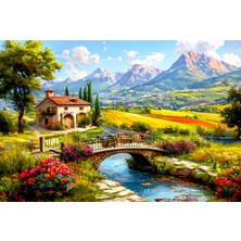 Mushen Studıo Dekoratif Manzara Kanvas Tablo