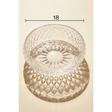 Glamis Selen Concept Kafes Model El Yapımı Orta Boy Cam Salata Kasesi 2'li