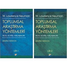 Toplumsal Araştırma Yöntemleri ( 2 Cilt Takım): Nicel ve Nitel Yaklaşımlar