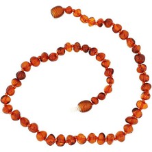 Inure Jewelry Bebek Damla Kehribar Diş Kolye