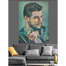 Mushen Studıo Che Guevara Dekoratif Kanvas - Mdf Ahşap Tablo