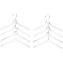 8'li Şeffaf Akrilik Giysi Askısı 38.5 x 21.5 x 1 cm