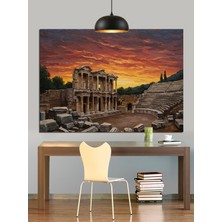 Mushen Studıo Tarihi Antik Tiyatro Kalıntıları Dekoratif Kanvas - Mdf Ahşap Tablo