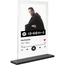 Dekori-Spotify Plak-Herhalde/tan Taşçı 15X20CM