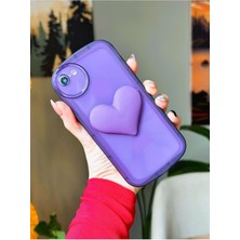 7 Plus - 8 Plus ile Uyumlu Oyuncaklı Kalp Model Kılıf