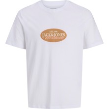 Jack & Jones Erkek Gögüs Logo Baskili Tisört - Catskills