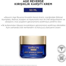 Age Reverse Kırışıklık Karşıtı Gece Kremi 50 ml – Retinol, Kolajen, Hyaluronik Asit ve Bitkisel Kompleks Içerikli – Sıkılaştırıcı ve Dolgunlaştırıcı Etki
