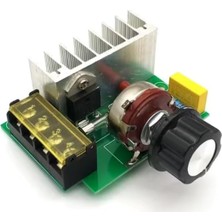 Eco Lounge Regülatör Ac 220V 4000W Dimmer, Scr Switch, Manuel, Control