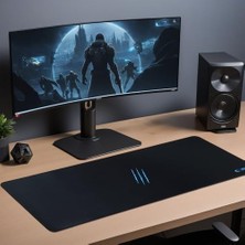 Eco Lounge Soft 80X30CM Mikrofiber Yüzey - Kaydırmaz Kauçuk Zemin - 3mm Kalınlık - 360 Derece Dikiş - Kolay Temizlenebilir Xl Mousepad