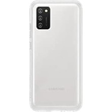 Galaxy A02 Soft Clear Cover Yumuşak Şeffaf Kılıf, EF-QA025T
