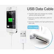 Eco Lounge 4/s Hızlı Data ve Şarj&şarj Kablosu, Beyaz