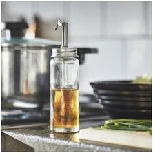 1 Cıtronhaj Yağdanlık Cam-Paslanmaz Çelik 16 cm 20553207 Metalik 100 ml Cam