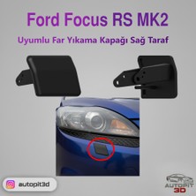 AutoPit 3D Ford Focus Rs Mk2 Uyumlu Far Yıkama Kapağı Sağ Taraf