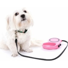 Ervinay Köpek Gezdirme Tasması 3 Metre Otomatik Uzayan Tutma Saplı