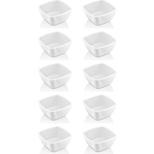 Ztf Global Trade 10 Adet Kırılmaz Sosluk – Kahvaltılık, Reçellik, Meze ve Tatlı Servis Kabı | Isıya Dayanıklı Polikarbon Mini Kase | Ev ve Restoran Için