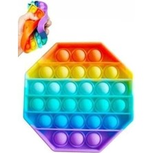 Eco Lounge Bambapaw Atıcı Rahatlatıcı Duyusal Oyuncak Gökkuşağı Sekizgen