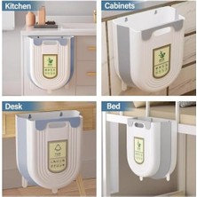 Eco Lounge Katlanabilir Körüklü Mutfak Dolap Içi Çöp Kovası – 20KG Taşıma Kapasiteli, Kompakt ve Dayanıklı Atık Kutusu, Kolay Montajlı Plastik Çöp Kovası, Pratik ve Hijyenik Kullanım, 13X22X25 cm