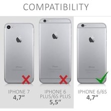 Iphone 6 / 6s Uyumlu Kılıf Boyun Omuz Askılı Ipli Anti Şok Köşe Korumalı Şeffaf Silikon Kmp
