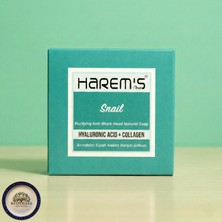 Harem's Arındırıcı Siyah Nokta Karşıtı Doğal Sabun 120GR (Hyaluronik Asit & Kolajen Içerikli)