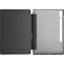 Marsilyan Samsung Galaxy X510 Tab S9 Fe 11 Kılıf Kalemlikli Mars Tablet Kılıfı - Siyah