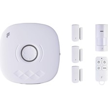 Eco Lounge Fonri Akıllı Pratik Alarm Seti; Akıllı Alarm, 3x Akıllı Kapı Pencere ve 1x Akıllı Hareket Sensörü, Kumanda, Yüksek Sesli, 2 Yıl Garanti, Uzaktan Kontrol