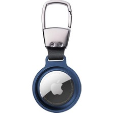 Buff Tagsafe Hooksteel Taşınabilir Anahtarlık Darbeye Dayanıklı Metal Askılı Airtag Kılıf (Mavi)