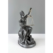 LivadoHome Themis Dekoratif Heykel Adaletin Sembolü 21 x 9 cm