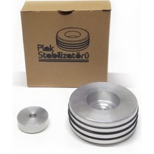 Plak Stabilizatörü + 7" Plak Adaptörü (Gümüş)