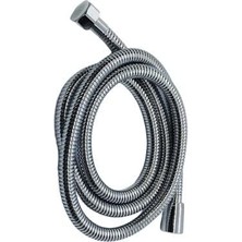 Eco Lounge 175 cm Akalite Duş Hortumu Krom Duş Spirali 175CM - Tüm Duş Başlıkları ILE%100 Uyumlu Orjinal G1/2 Kolay Montaj