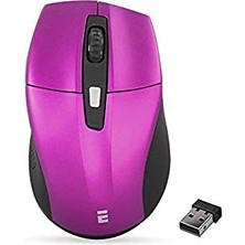 Eco Lounge SM-861 USB Mor 800/1200/1600DPI Süper Sessiz Kablosuz Mouse