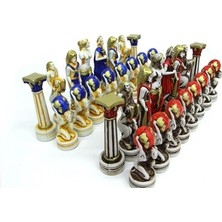 ZS Demir Satranç Taşı Polyester Büyükboy Herkül Dekoratif Hediyelik