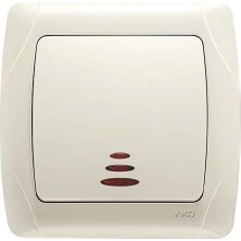 Eco Lounge Carmen Krem Işıklı Anahtar Çabuk Bağlantı