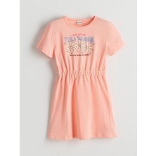 Lc Waikiki Yeni Sezon Bisiklet Yaka Kız Çocuk Elbise