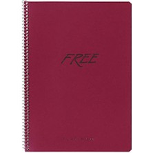 Eco Lounge A4 Çizgili 80 Yp. Pp Kapak Spiralli Platinum Okul Defteri