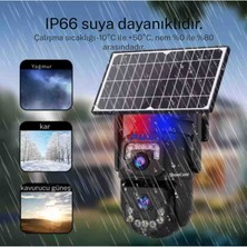 Wifi Solar Kamera Pulnix Plx -4014 Aov Teknolojisi 7/24 Kayıt V 380 App
