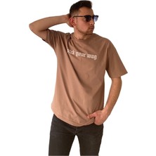 Man Klas Tişört Bisiklet Yaka Oversize Comfort T-Shirt Baskılı Erkek Tshirt