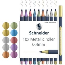 Eco Lounge Metalik Lıner Kalem,metal Tüp, 10'lu Set