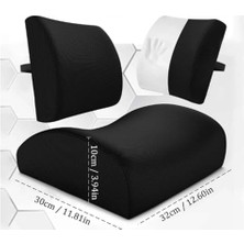 Eco Lounge Eryatex Ortopedik Sırt Bel Minderi Ofis Oturma Minderi Bel Destek Yastığı Sırt Minderi Minderi